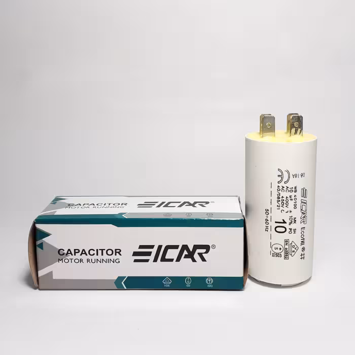 خازن فیشی ایکار ظرفیت 10میکرو فاراد