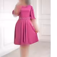 تونیک مجلسی شهگل جنس کرپ غواصی