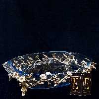 سوفله خوری بیضی برنجی سایز بزرگ 