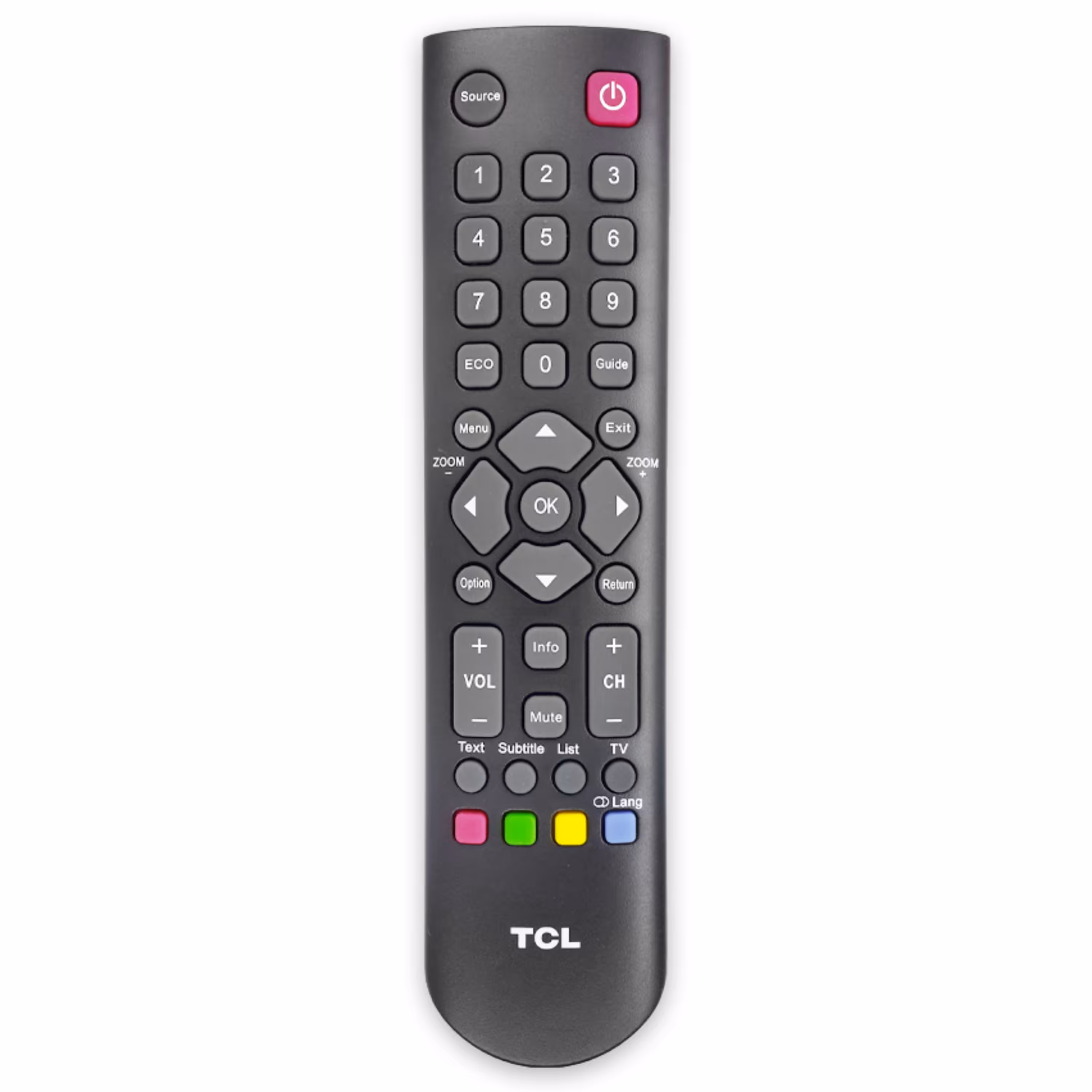 کنترل تلویزیون ال ای دی تی سی ال شرکتی TCL LED