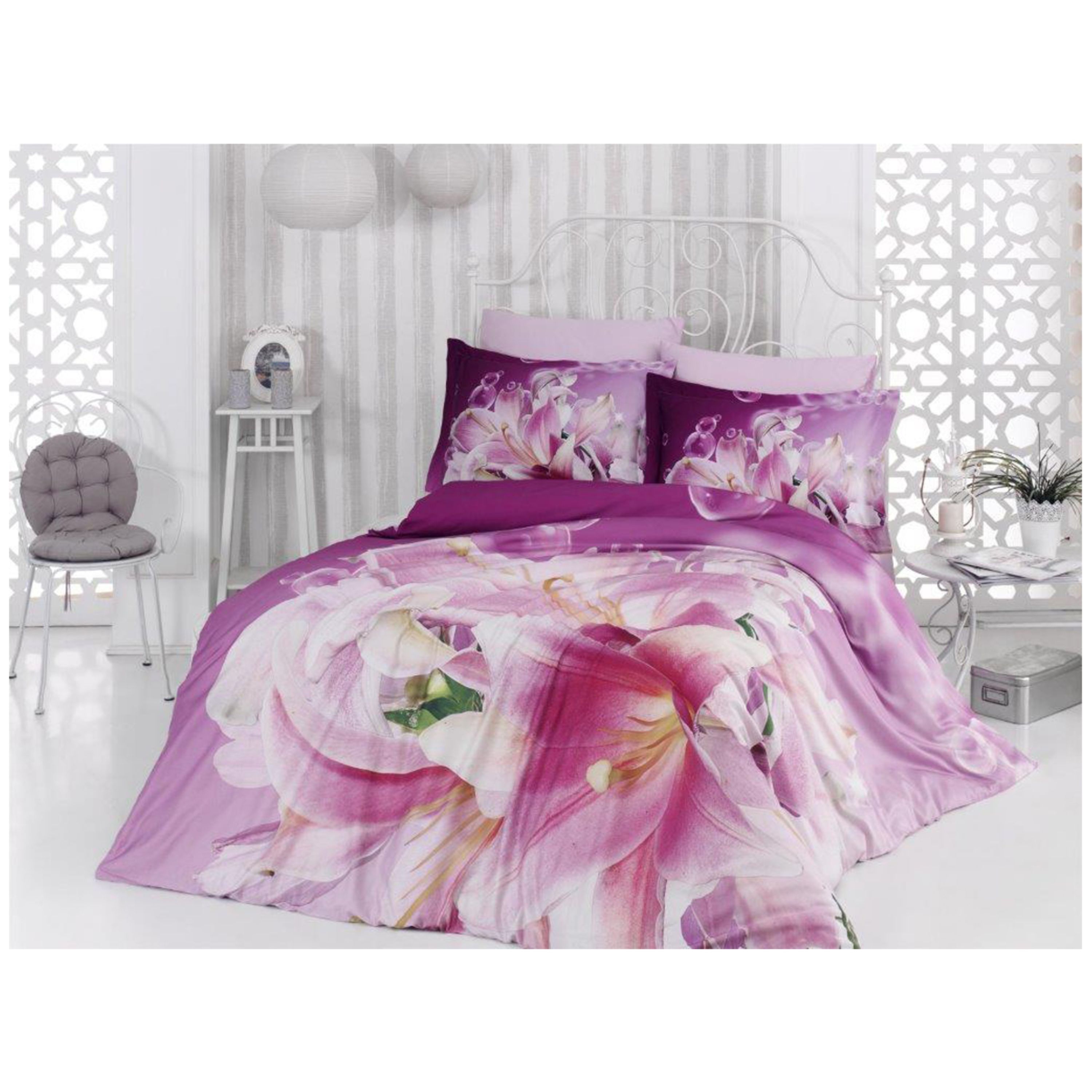 سرویس ملحفه کالرز آو فشن مدل  Japan Flower  دونفره 6 تکه - کد 45015154027