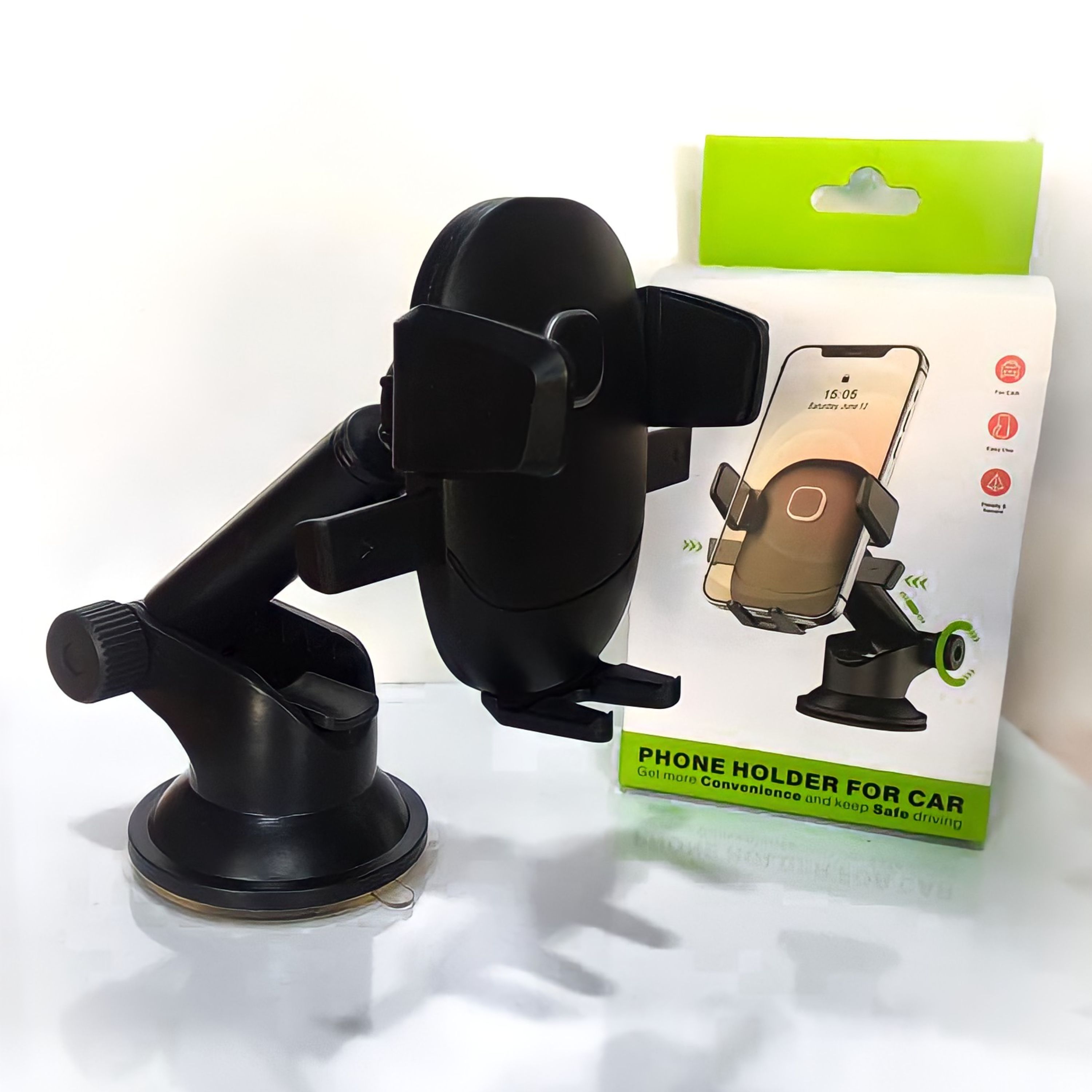 هولدر ماشینی پایه بلند car holder بسیار شیک و باانعطاف مناسب تمامی ماشین ها