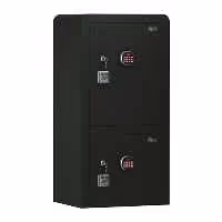 گاوصندوق دو طبقه ضد حریق و ضد سرقت سدید مدل 1200D قفل دیجیتال PRO PLUS رنگ مشکی