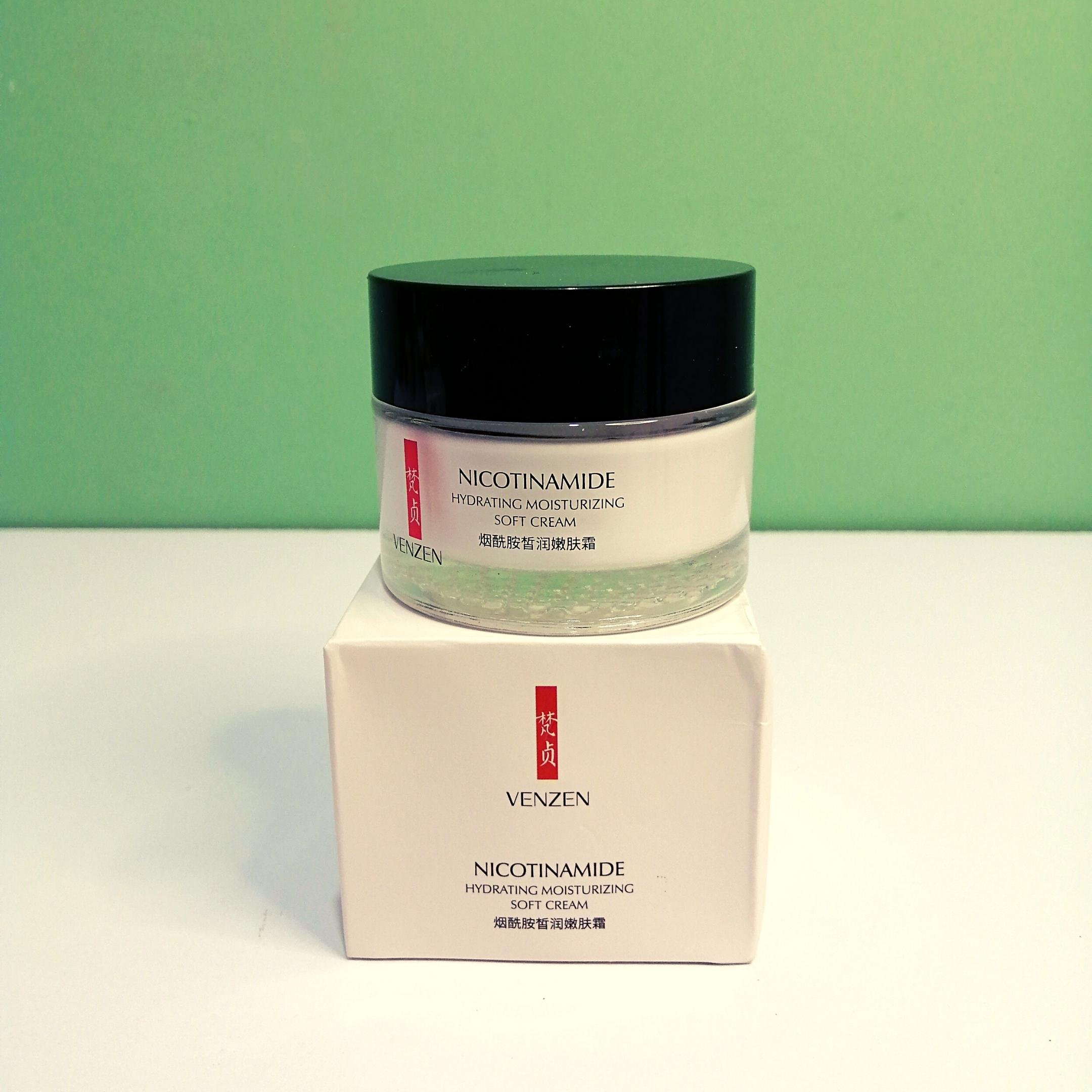 کرم کاسه ای نیکوتین آمید ونزن مرطوب کننده و روشن کننده حجم 50 گرمی