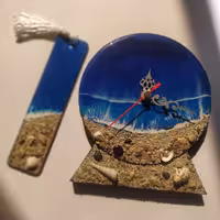 ساعت رزینی رومیزی 