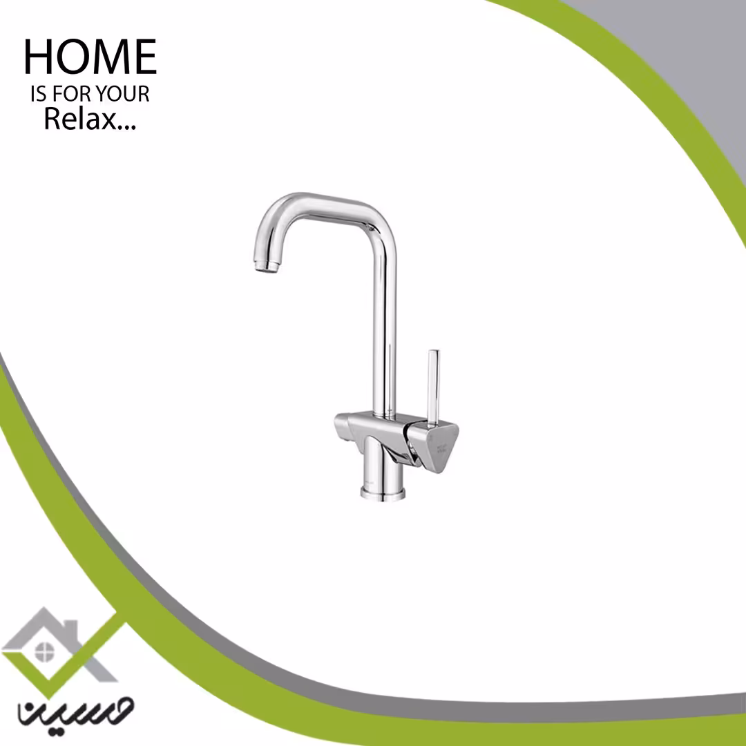 شیر سینک دومنظوره کلار مدل برمودا کروم(هزینه ارسال پس کرایه است)