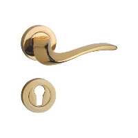 دستگیره درب رزت (دوتیکه) طلایی و زیتونی و مشکی 