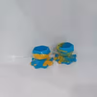 جا شمعی پایه دار طرح 5 ضلعی