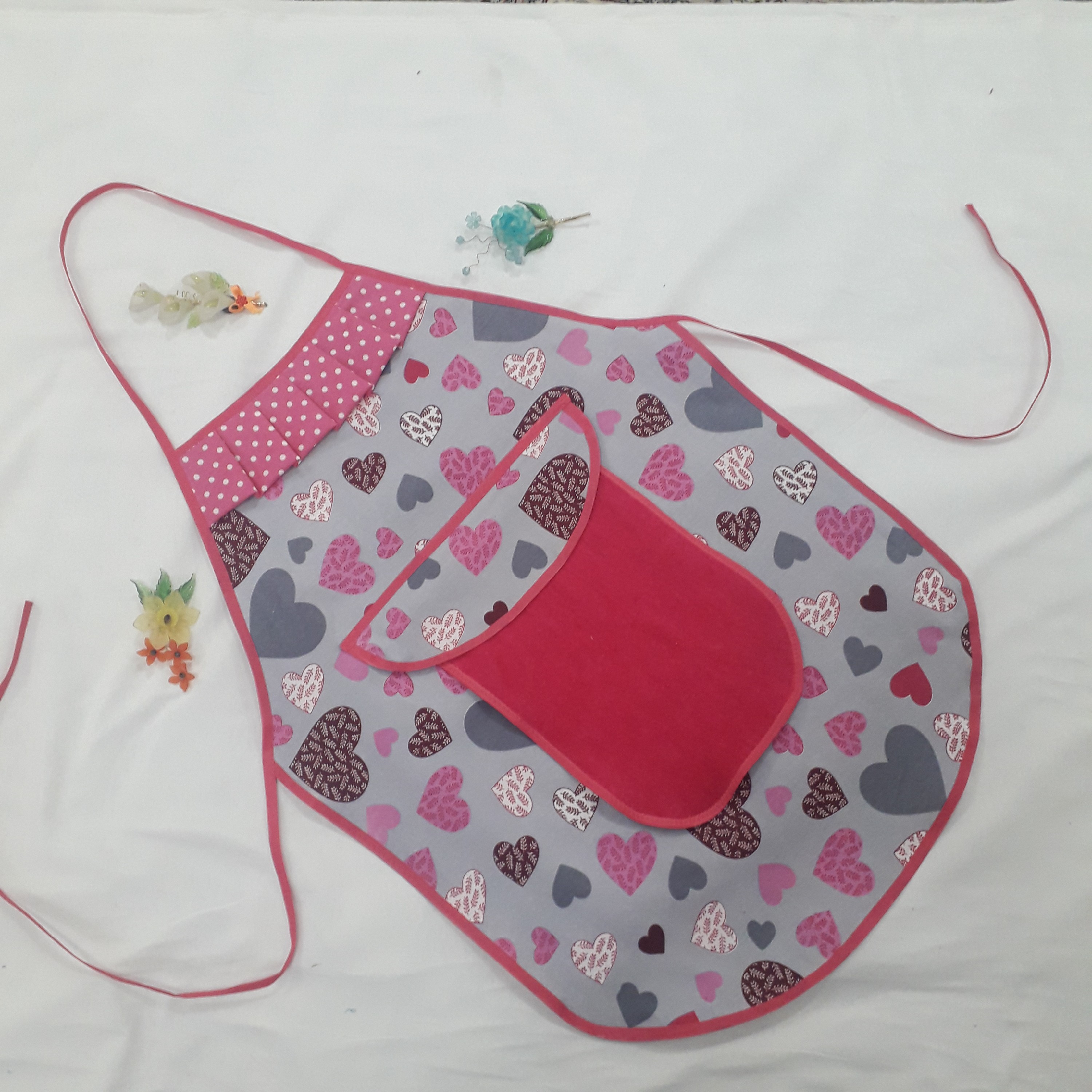 پیشبند حوله  سر خود ( کد 1822 )