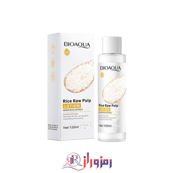 لوسیون برنج بیواکوا bioaqua حجم 120 میل