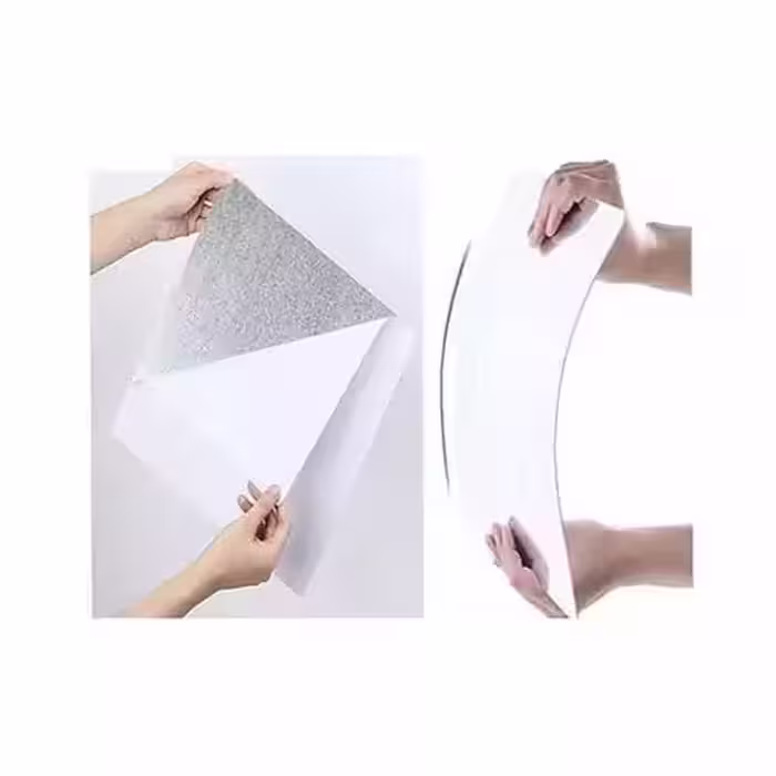 آینه نشکن چسب دار مدل مستطیل