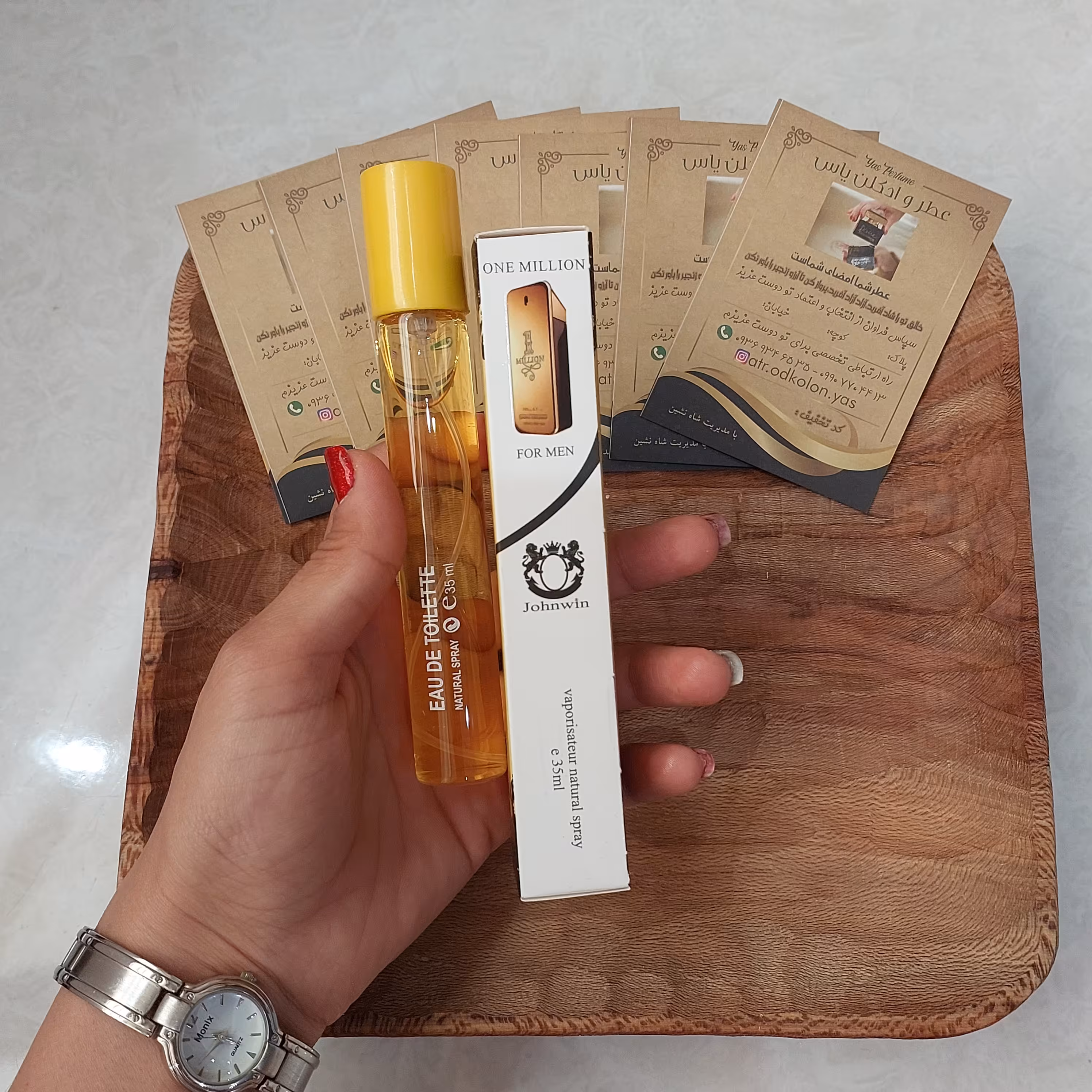 عطر ادکلن پاکو رابان وان میلیون مردانه مشابه بو 35 میل Paco Rabanne 1 Million
