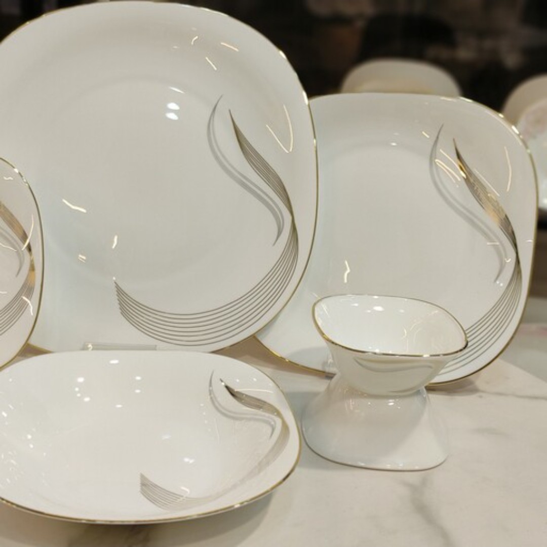 سرویس آرکوپال 26پارچه چهارگوش شمل طلایی