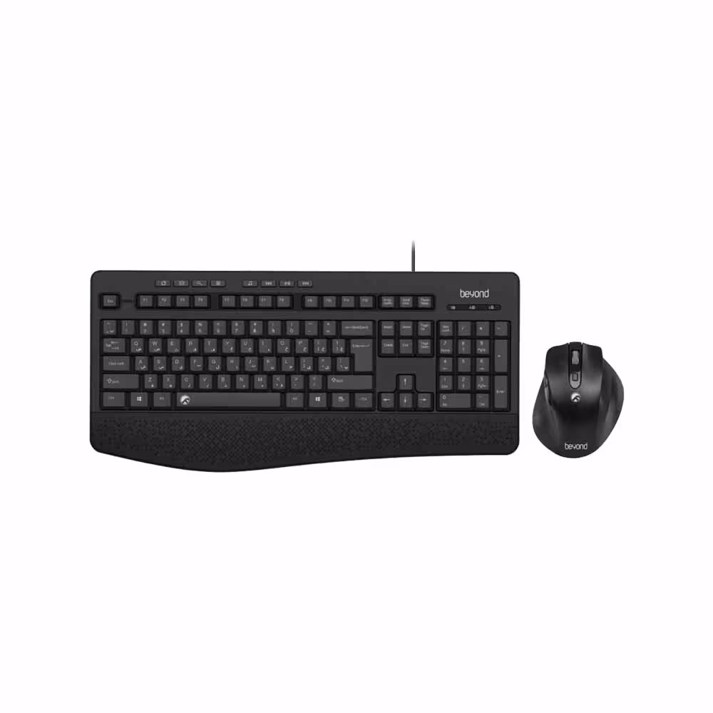 ماوس و کیبورد باسیم بیاند مدل  Keyboard and Mouse Beyond BMK-9200