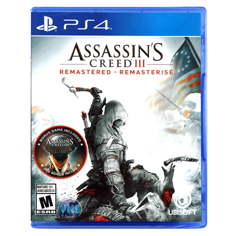 خرید دیسک بازی Assassin&#039;s Creed 3 Remastered برای PS4 پلمپ