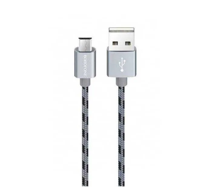 کابل تبدیل USB به microUSB بروفون مدل BX9 طول 1 متر