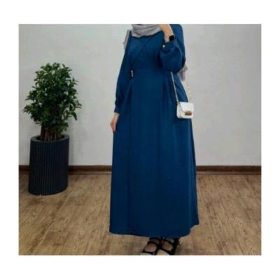 مانتو پیراهنی بلند زنانه مدل یقه ضربدری