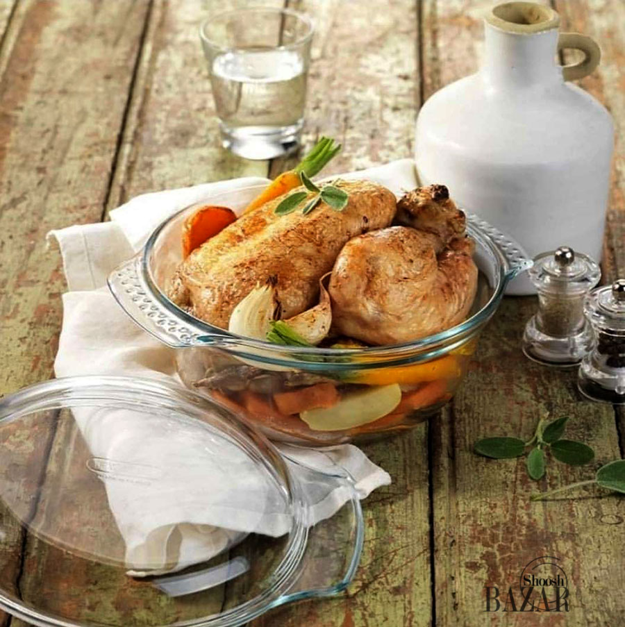 قابلمه بخارپز پیرکس فرانسه