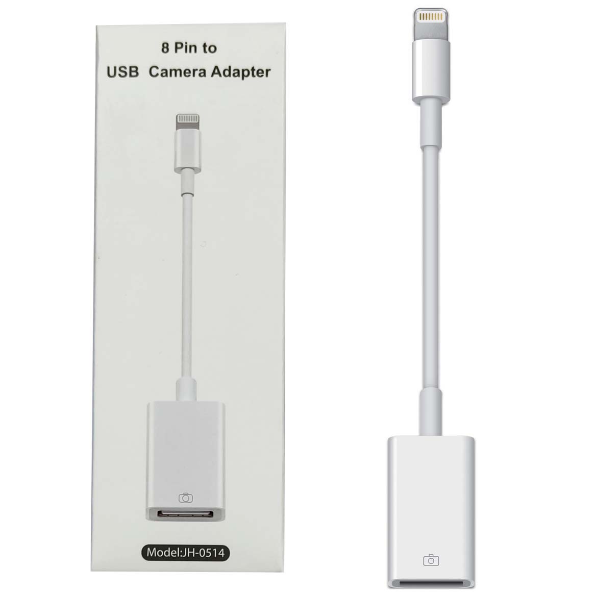 کابل تبدیل OTG Iphone مدل JH-0514