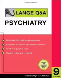 [PDF] دانلود کتاب Lange Q&amp;A - Psychiatry, 9th ed, 2007