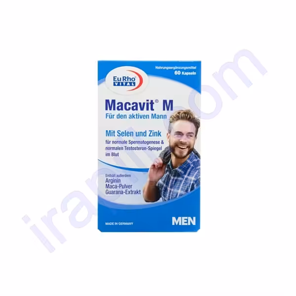 کپسول ماکاویت ام یوروویتال 60 عدد