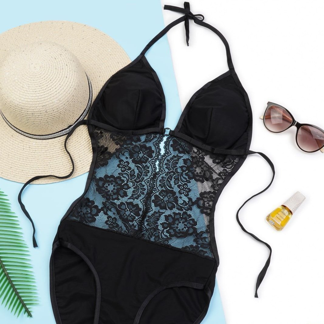 مایو شنا زنانه  فانتزی گیپوری