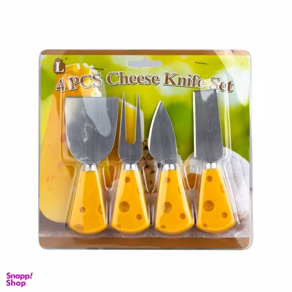 ابزار صبحانه خوری مدل دسته پنیری  مجموعه 4 عددی