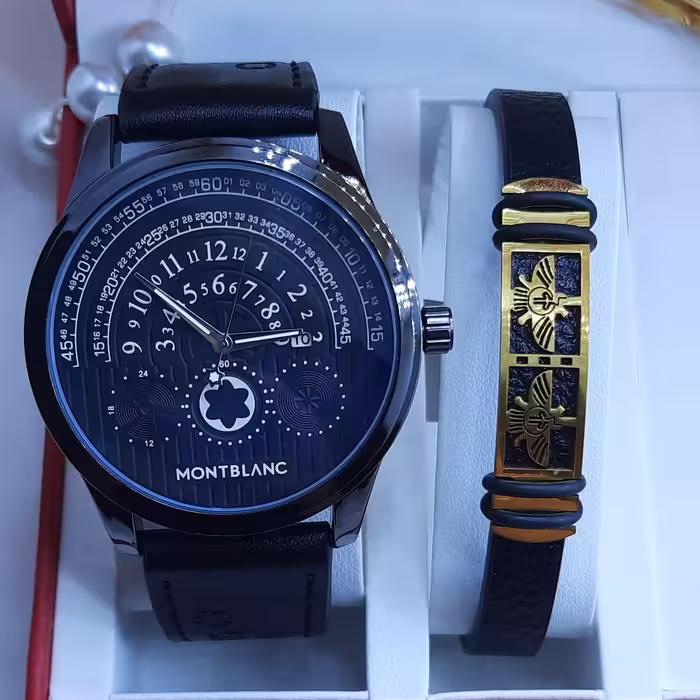 ست ساعت و دستبند اسپورت مونت بلنک