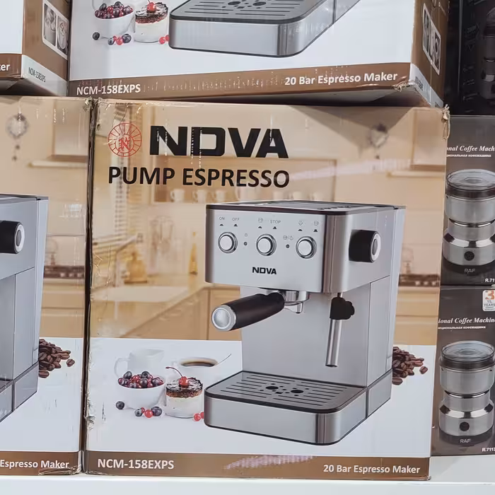 اسپرسو ساز  ندوا   158  NDVA  پمپ فشار  20 bar  پیام بدین تخفیف ویژه بگیرین 9688 001 0902