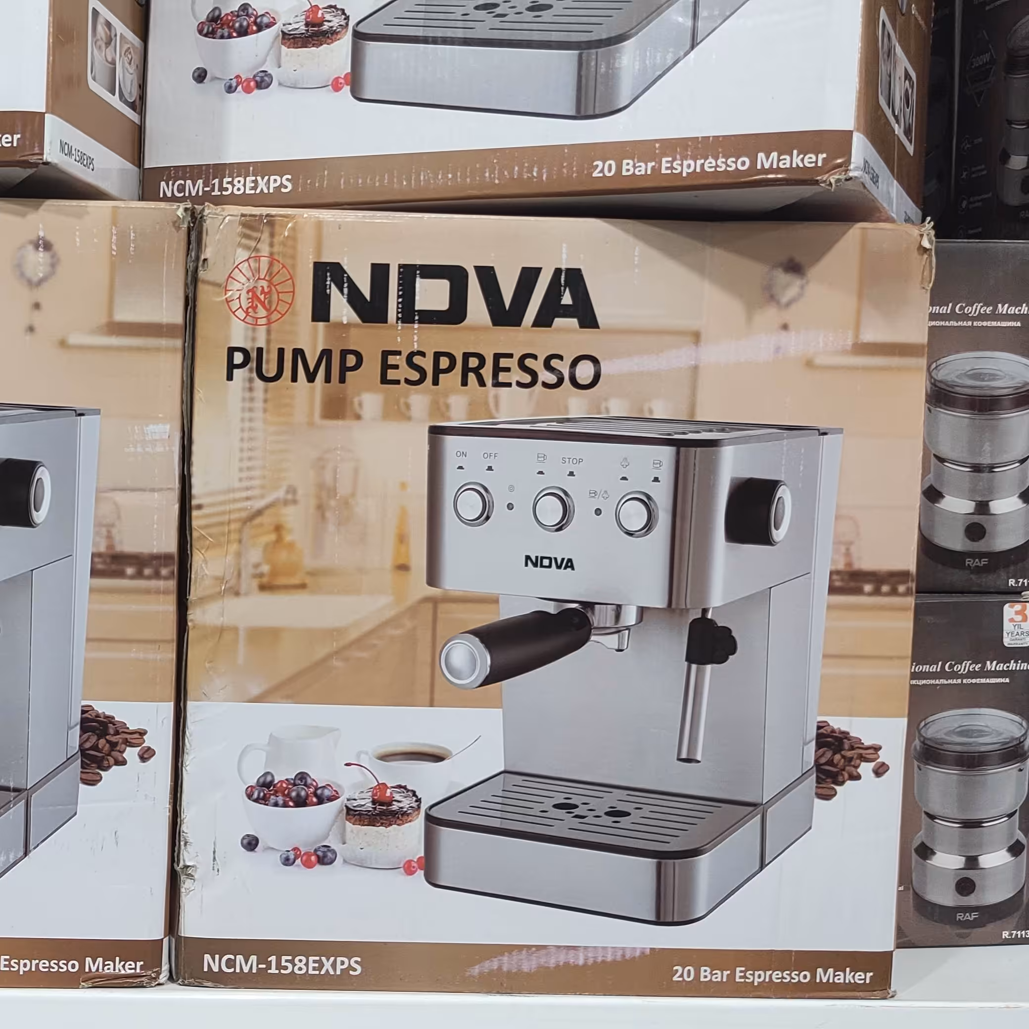 اسپرسو ساز  ندوا   158  NDVA  پمپ فشار  20 bar  پیام بدین تخفیف ویژه بگیرین 9688 001 0902