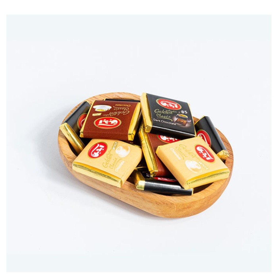 شکلات شیری سفید و تلخ ایدین