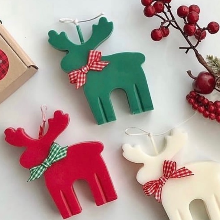 قالب سیلیکونی شمع گوزن ایستاده