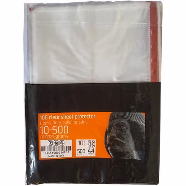 کاور A4 سورنا 10 میکرون 500 گرمی 30 بسته (کارتنی)