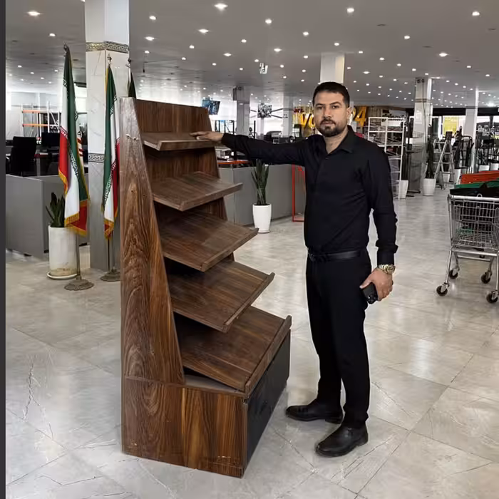 خرید و قیمت استند چوبی - قفسه‌بندی وکیلی