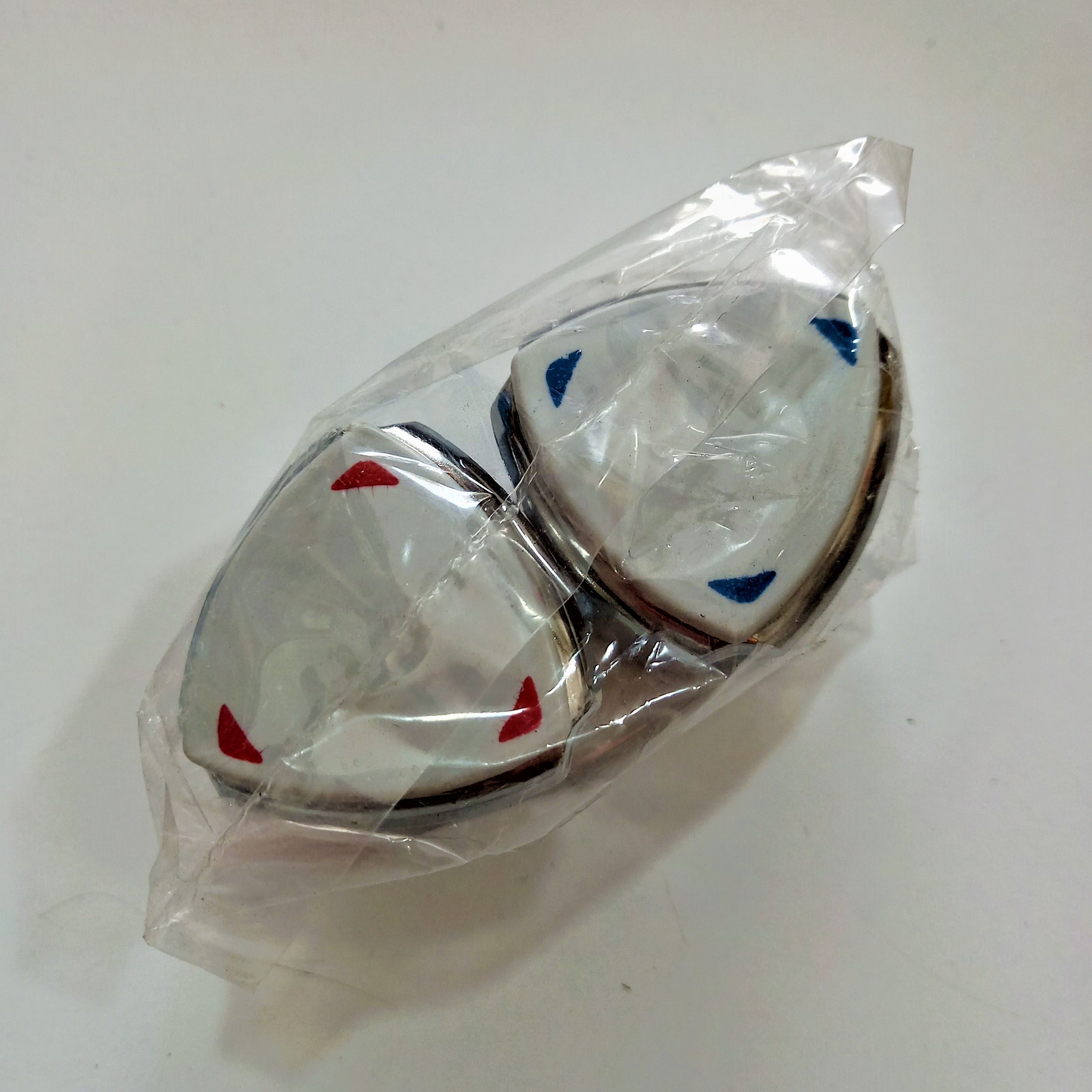 پوسته شیر دسته شیر طرح فلزی سه گوش مجموعه دو عددی