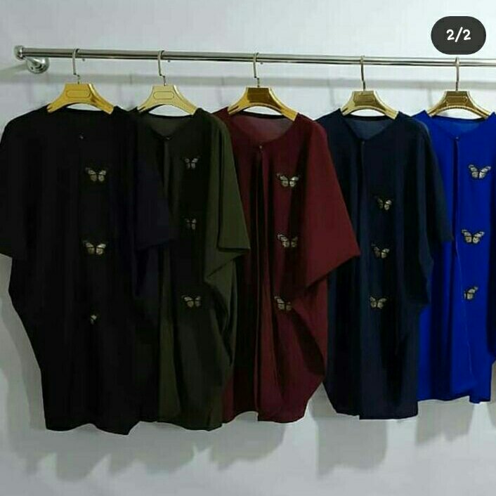 مانتو جلوباز زنانه پروانه ای