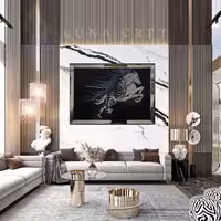 تابلو دکوراتیو اینه کاری اسب