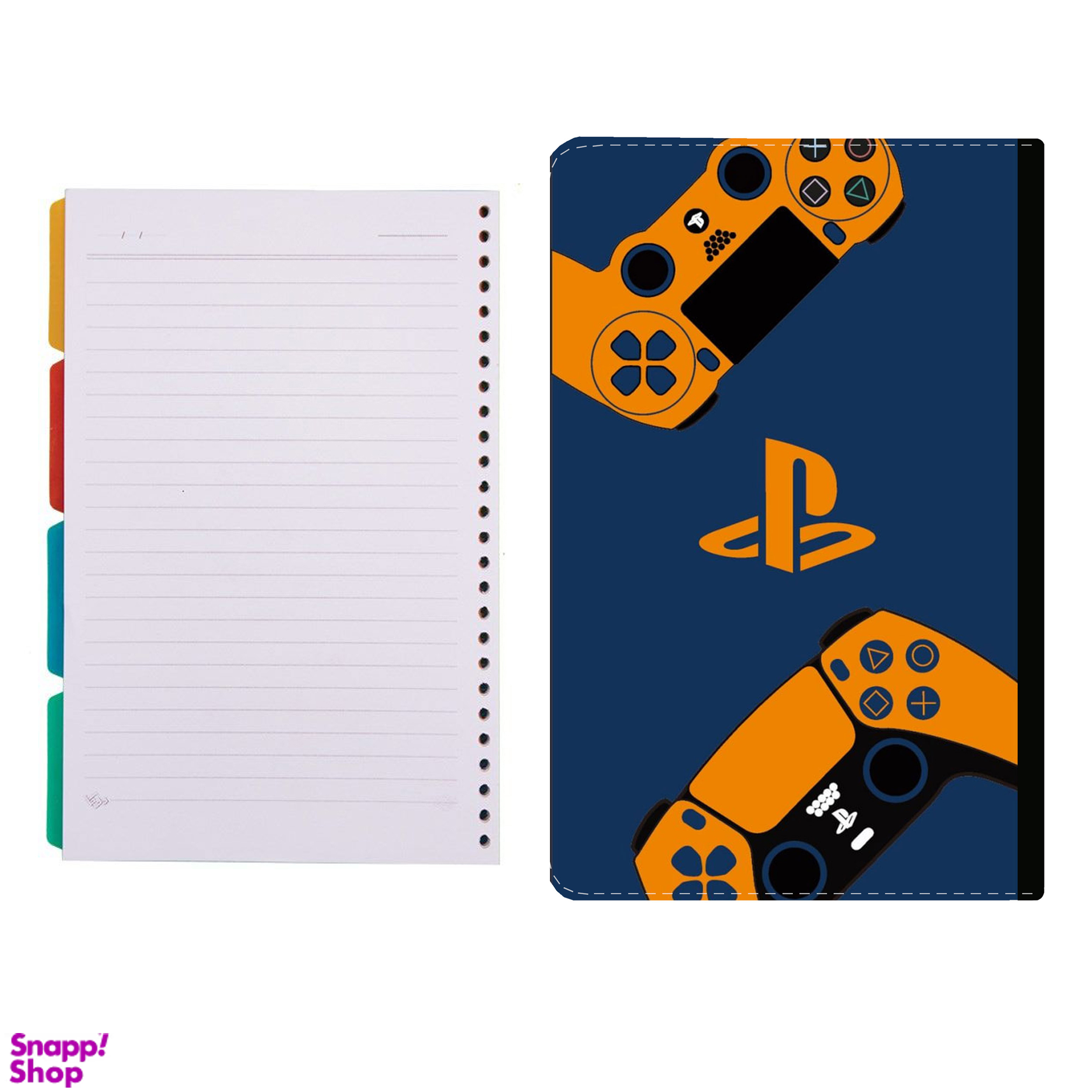 کلاسور طرح پلی استیشن کد 287 به همراه کاغذ کلاسور