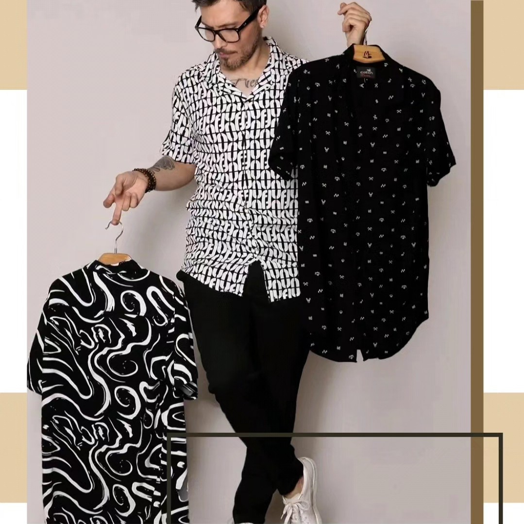 پیراهن هاوایی اعلا نخی عمده و تک