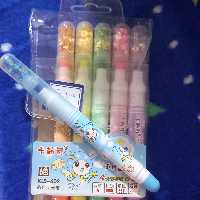 هایلایتر ستاره ایی با مهر ستاره و کله اکلیلی با 6 رنگ مختلف 