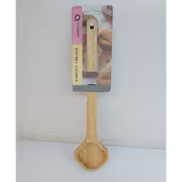 کفگیر چوبی گود لوزی مخصوص تفلون و چدن بسیار مقاوم 