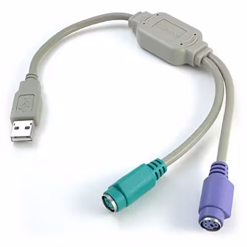 مبدل USB به PS/2 دو سر