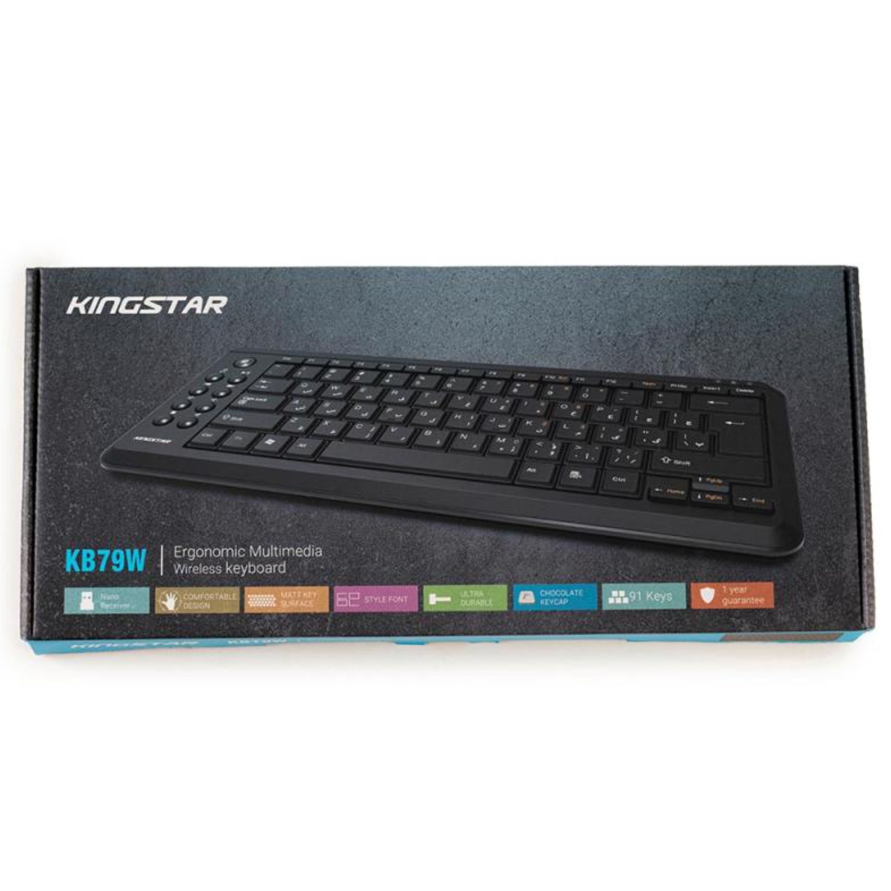 کیبورد بی سیم کینگ استار مدل KB79W