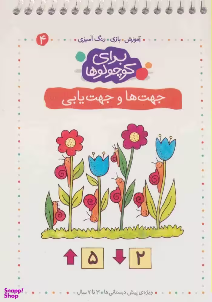 کتاب جهت ها و جهت یابی برای کوچولوها اثر آنجلیکا اشتوبنر نشر کلام جلد 4