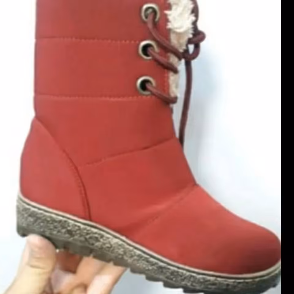 بوت   زرشکی دخترانه دو حالته کار تبریز  دور دوخت