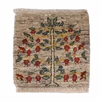 گبه دستبافت طرح گل اناری کد 4010919