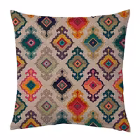 کاور کوسن کراس‌ماه طرح فرشینه سایز 30 در 30 سانتی کد C2154