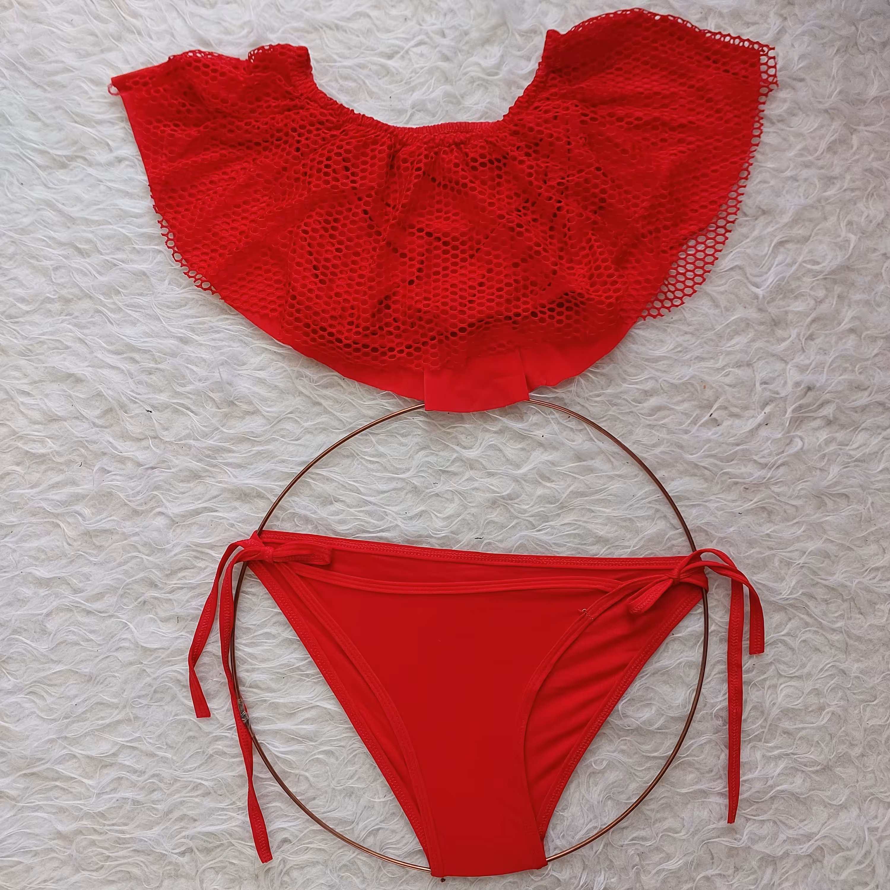 ست نیمتنه و شورت گره ای