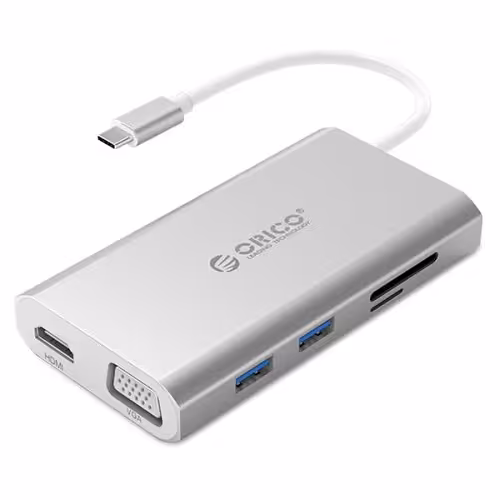 هاب 8 پورت USB-C اوریکو مدل ADS3