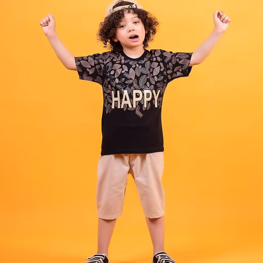 تیشرت وشلوارک پسرانه  هاوایی